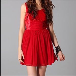 Free People Velvet Dress